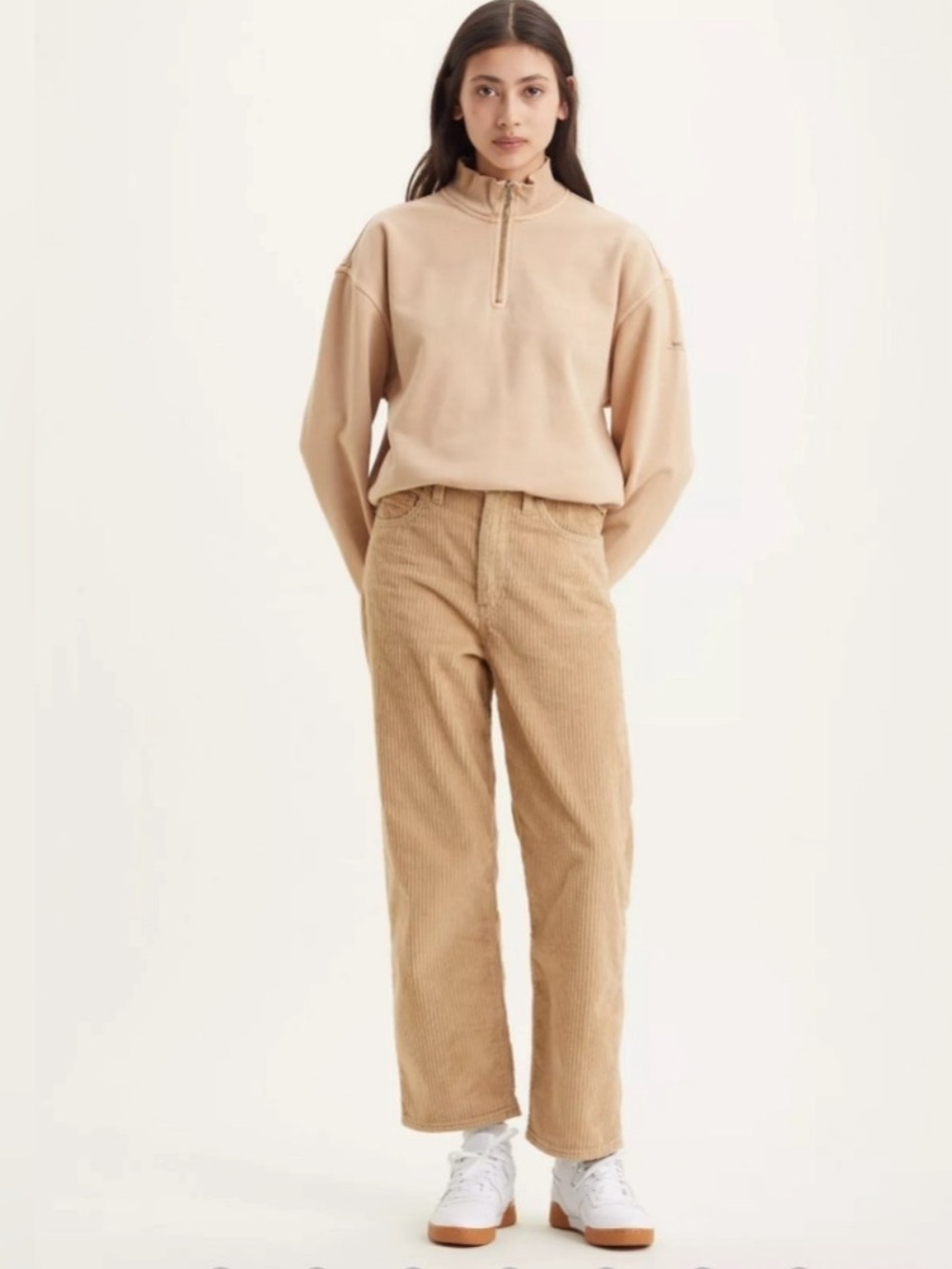 Levi's Corduroy Ribcage Straight
Ankle Pants Size 26